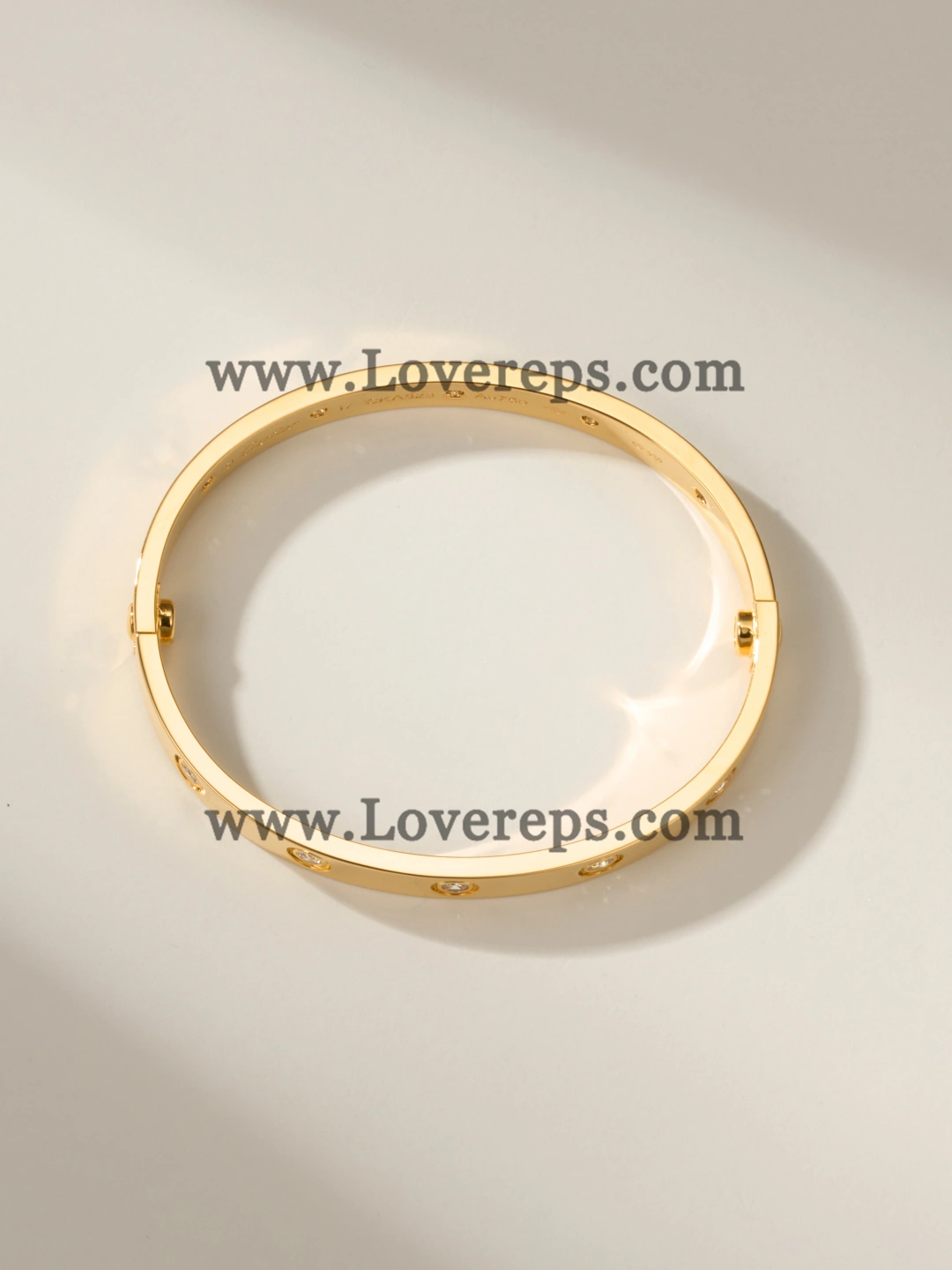 Cartier Classics Love Bracelet with 10 Diamonds White Gold