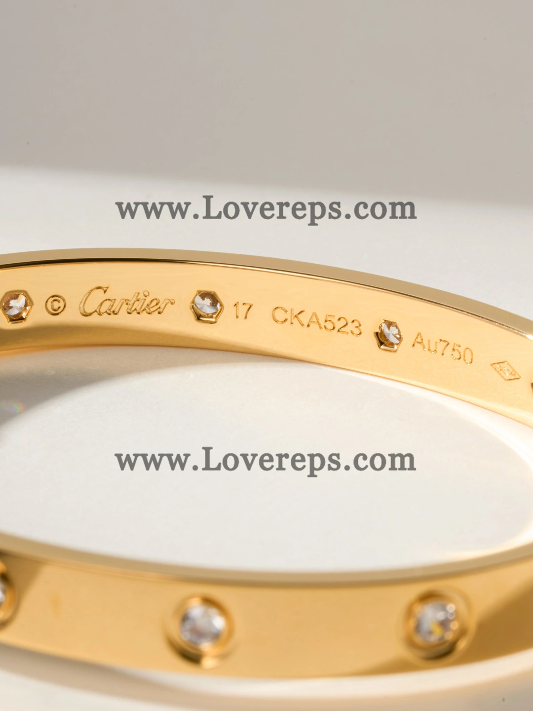 Cartier Classics Love Bracelet with 10 Diamonds Yellow Gold