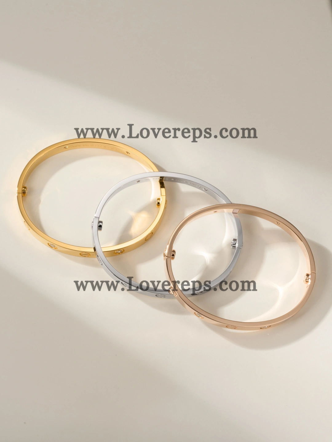 Cartier Classics Love Bracelet with 4 Diamonds Rose Gold