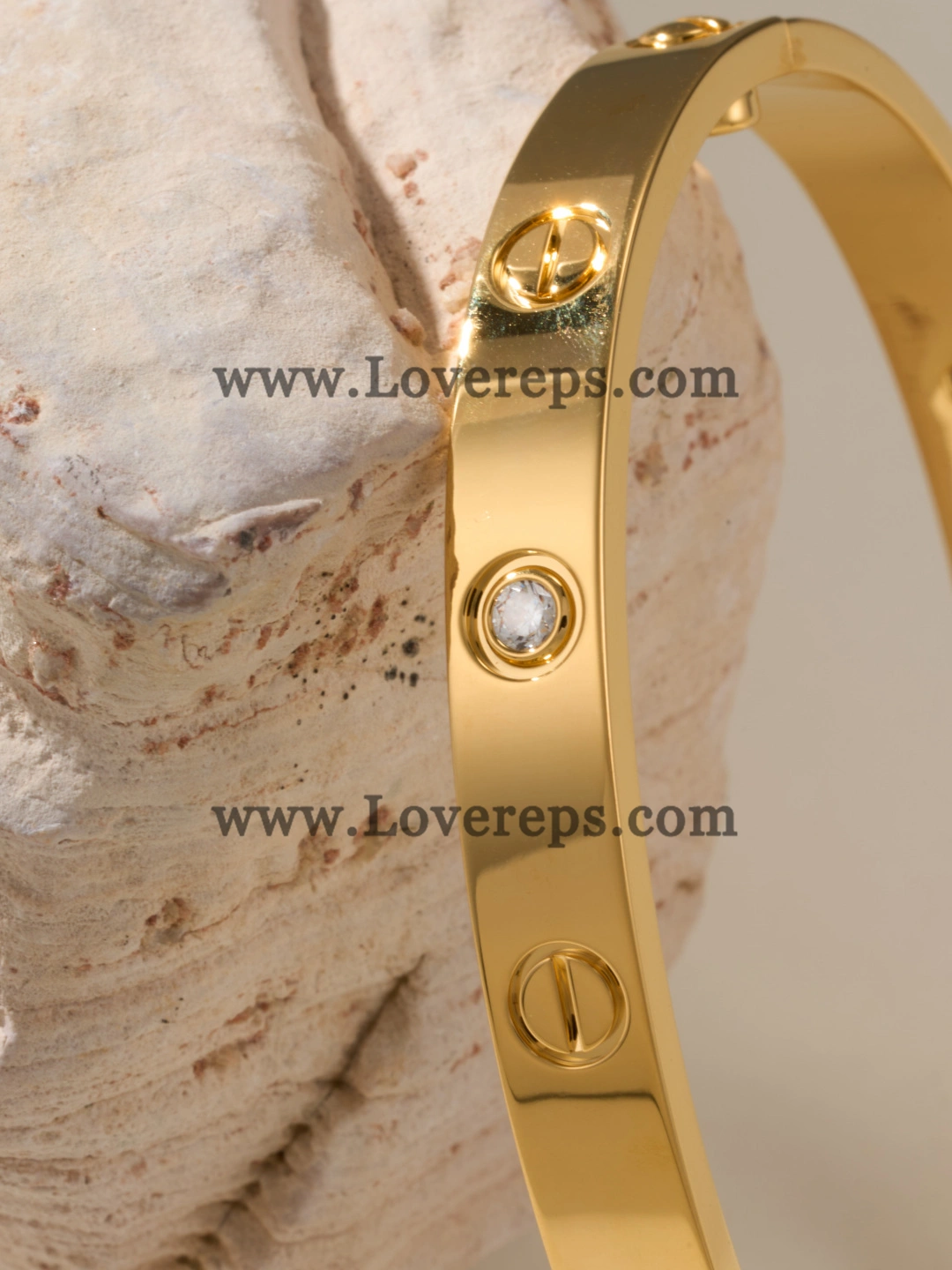 Cartier Classics Love Bracelet with 4 Diamonds Rose Gold
