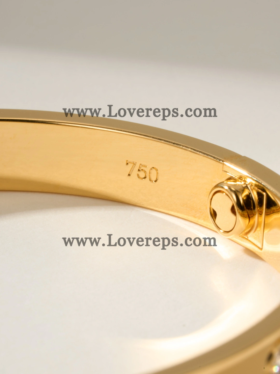 Cartier Classics Love Bracelet with 4 Diamonds White Gold