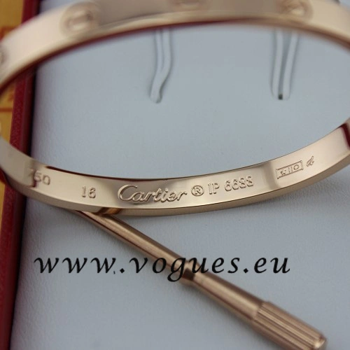 Cartier Couple Bracelet Pink Gold B6041002 (New Version – Prevent Screws Fall Out