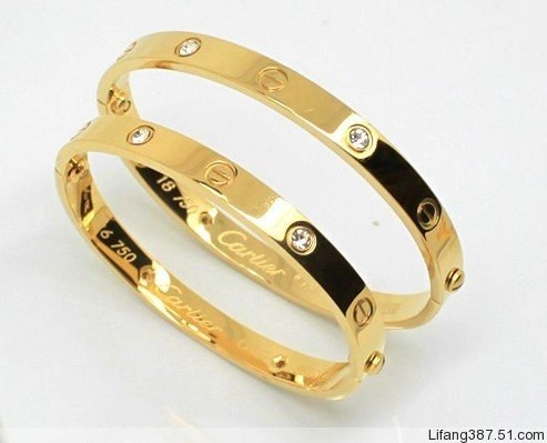 Cartier Couple Bracelet Yellow Gold 4 Diamonds B6041004 (New Version – Prevent Screws Fall Out