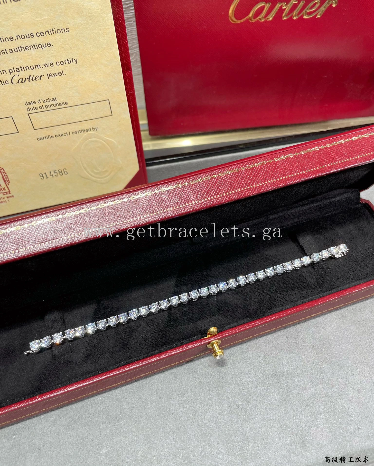 Cartier Essential Lines Diamonds Bracelet Rose Gold White Gold