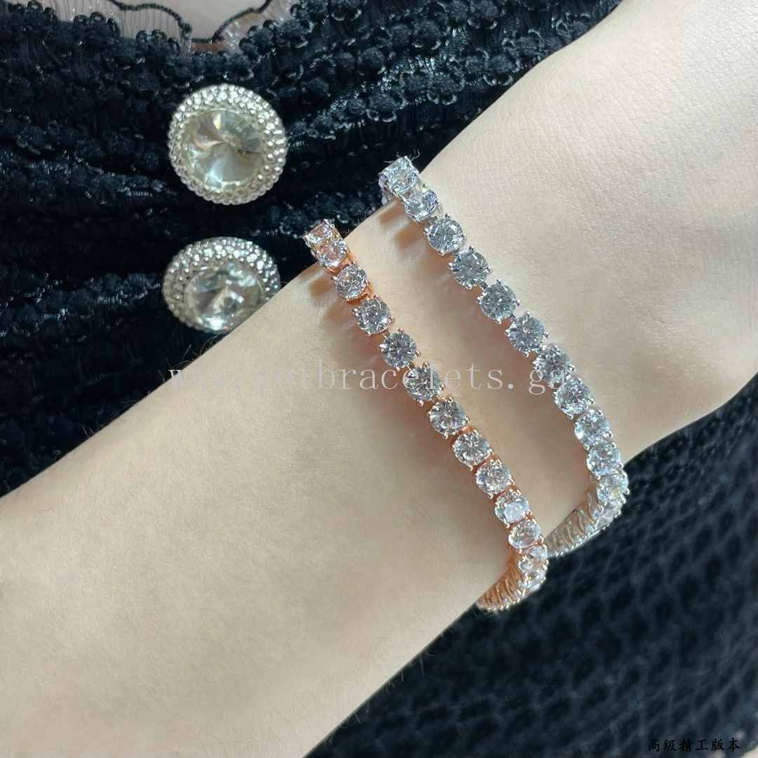 Cartier Essential Lines Diamonds Bracelet Rose Gold White Gold