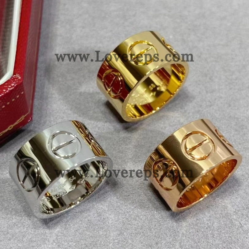 Cartier Extra Large Love Ring Yellow Gold Rose Gold White Gold B4227800