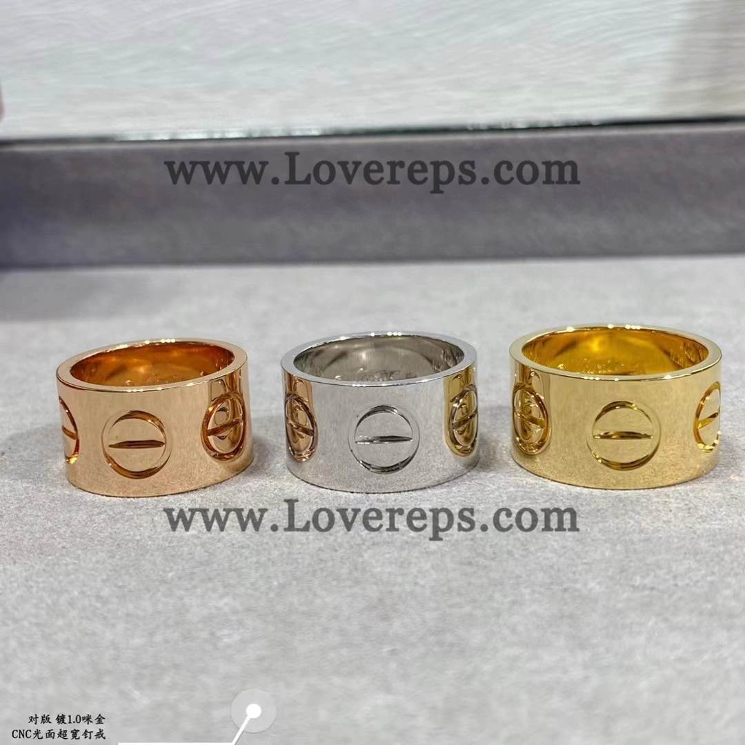 Cartier Extra Large Love Ring Yellow Gold Rose Gold White Gold B4227800