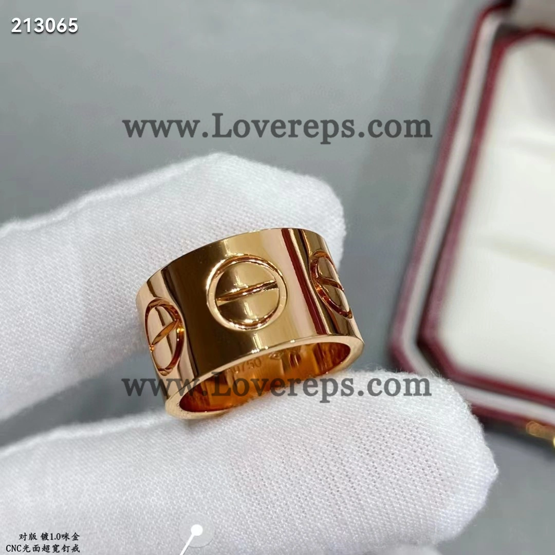 Cartier Extra Large Love Ring Yellow Gold Rose Gold White Gold B4227800