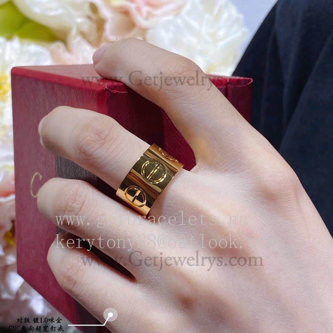 Cartier Extra Large Love Ring Yellow Gold Rose Gold White Gold B4227800