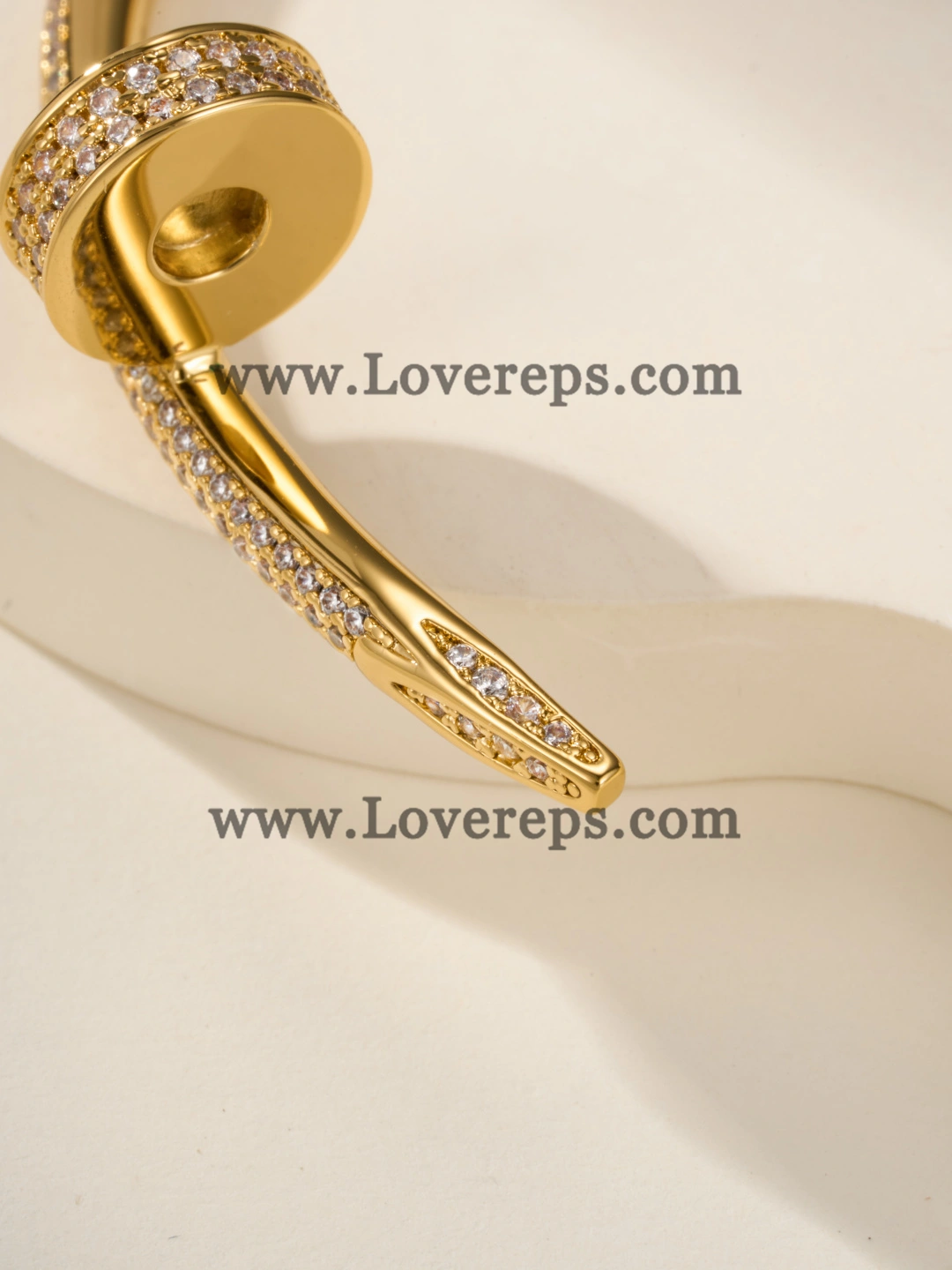 Cartier Juste Un Clou Bracelet Rose Gold With Pave Diamonds