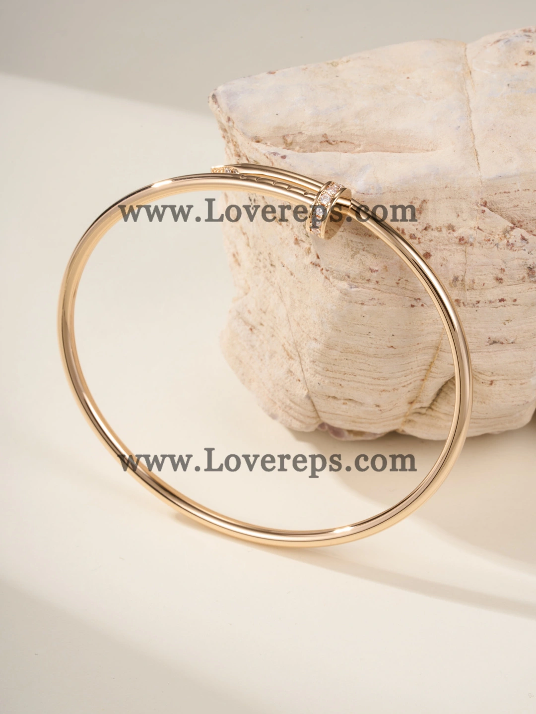 Cartier Juste Un Clou Bracelet Small Model Rose Gold With Diamonds