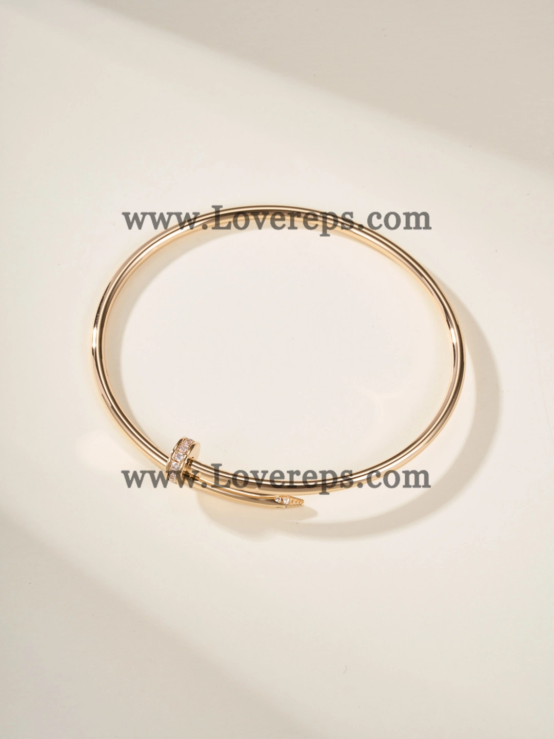 Cartier Juste Un Clou Bracelet Small Model Rose Gold With Diamonds