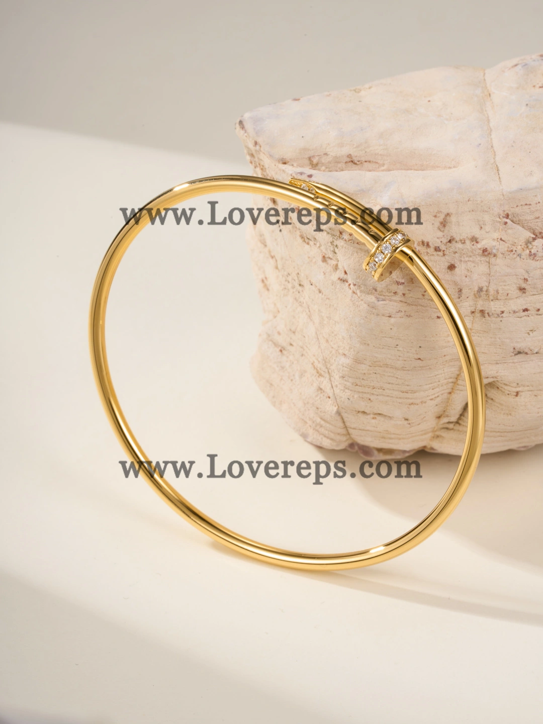 Cartier Juste Un Clou Bracelet Small Model Yellow Gold With Diamonds