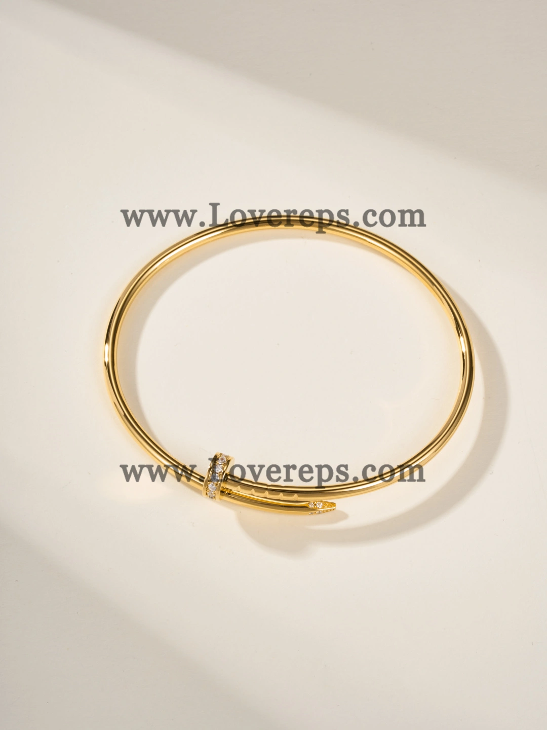 Cartier Juste Un Clou Bracelet Small Model Yellow Gold With Diamonds