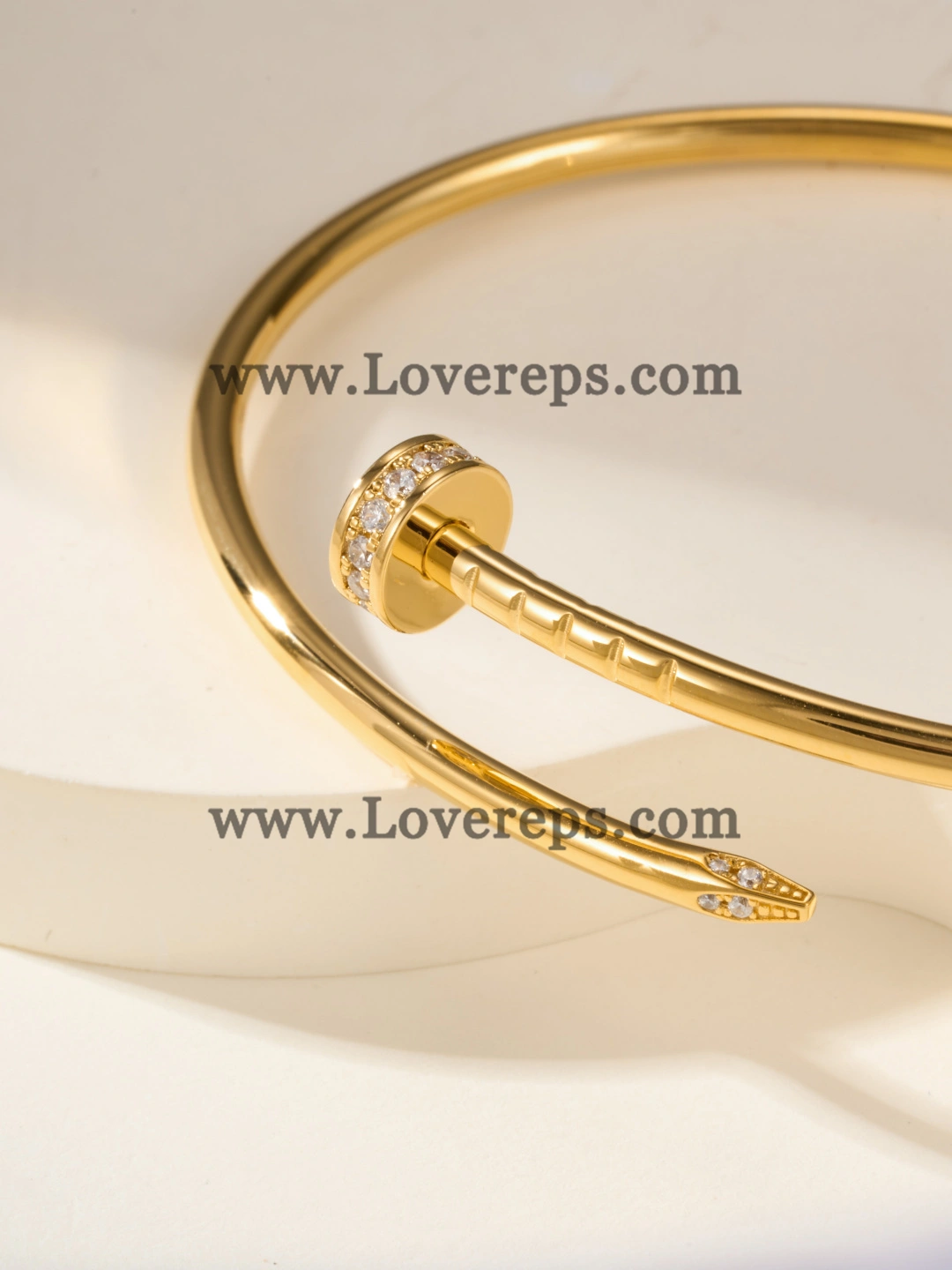 Cartier Juste Un Clou Bracelet Small Model Yellow Gold With Diamonds