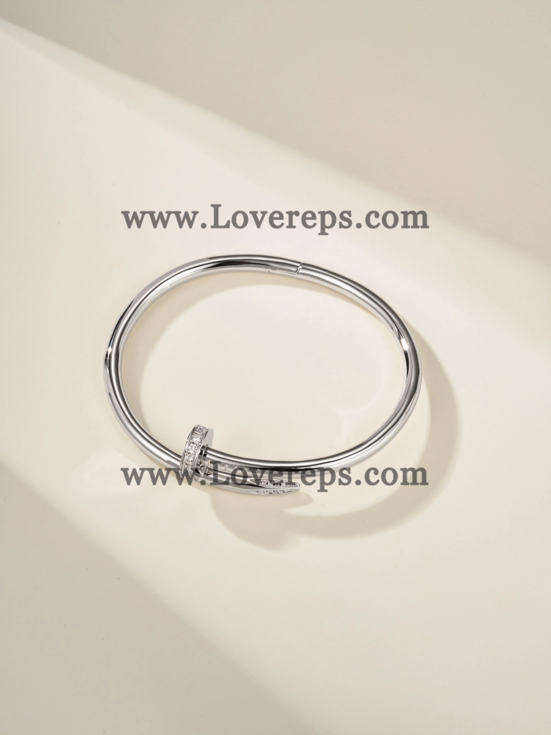 Cartier Juste Un Clou Bracelet White Gold With Diamonds