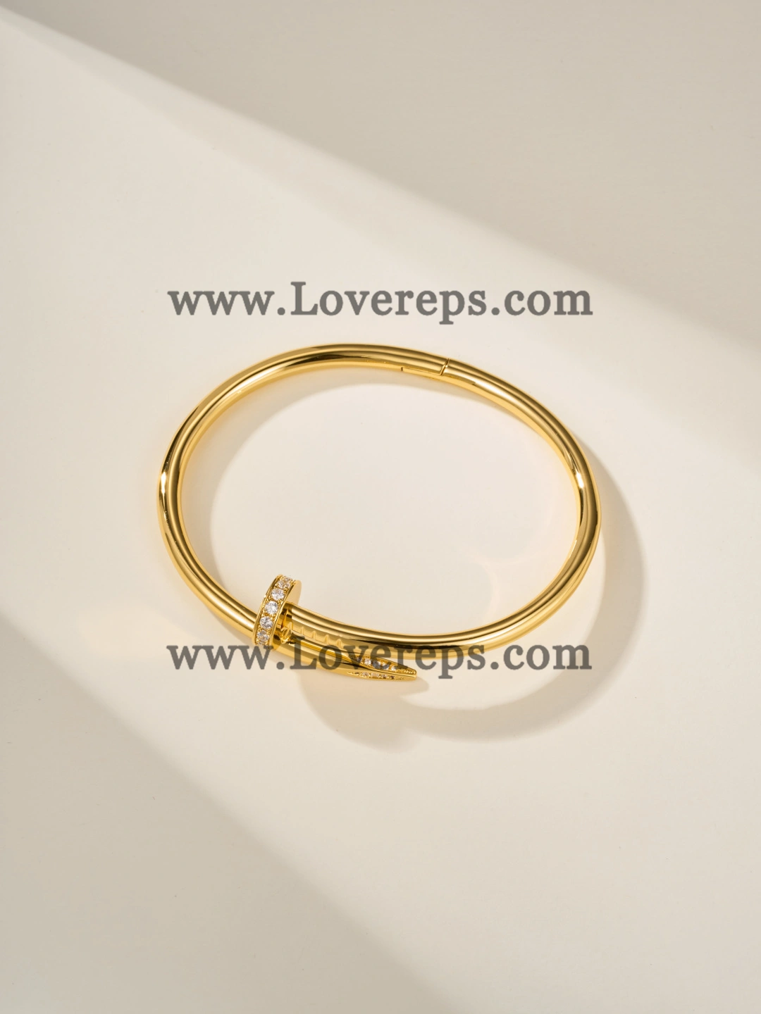 Cartier Juste Un Clou Bracelet Yellow Gold With Diamonds