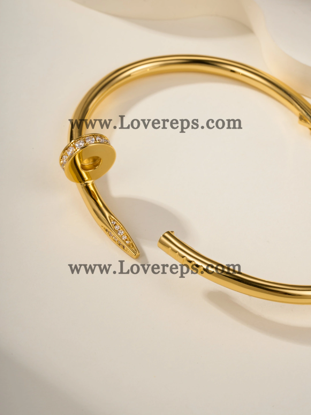 Cartier Juste Un Clou Bracelet Yellow Gold With Diamonds