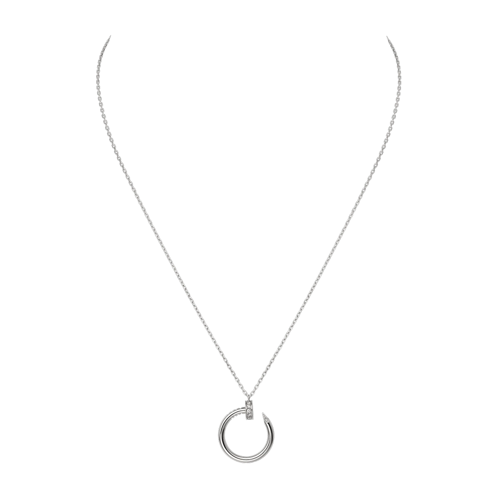 Cartier Juste Un Clou Necklace White Gold, Diamonds B7224514