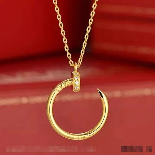Cartier Juste Un Clou Necklace Yellow Gold, Diamonds B7224511