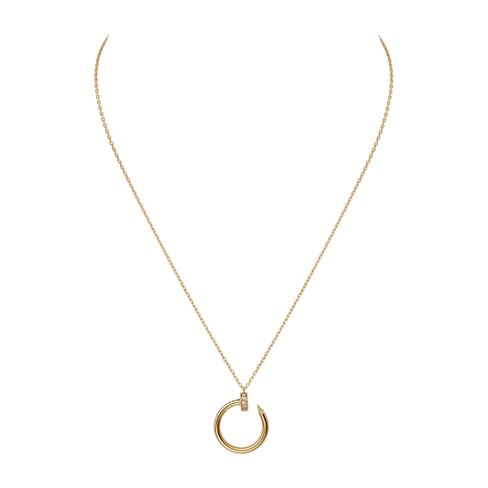 Cartier Juste Un Clou Necklace Yellow Gold, Diamonds B7224512