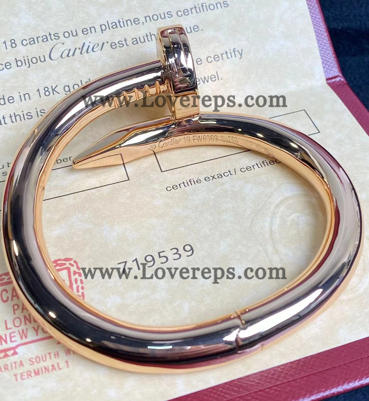 Cartier Juste un Clou Bracelet Extra-large Model Rose Gold