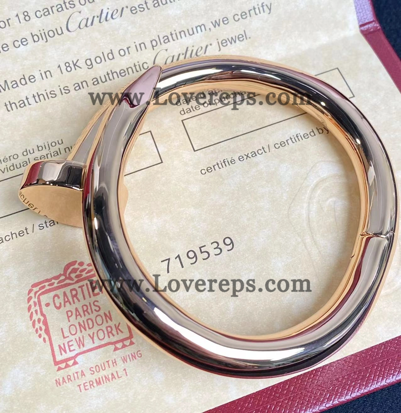 Cartier Juste un Clou Bracelet Extra-large Model Rose Gold
