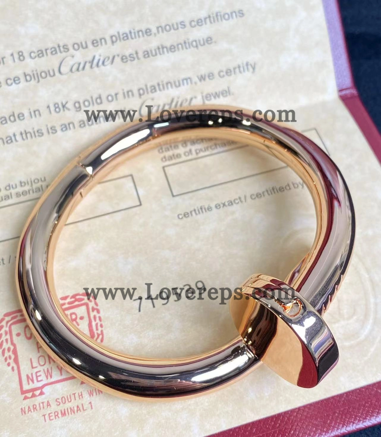 Cartier Juste un Clou Bracelet Extra-large Model Rose Gold
