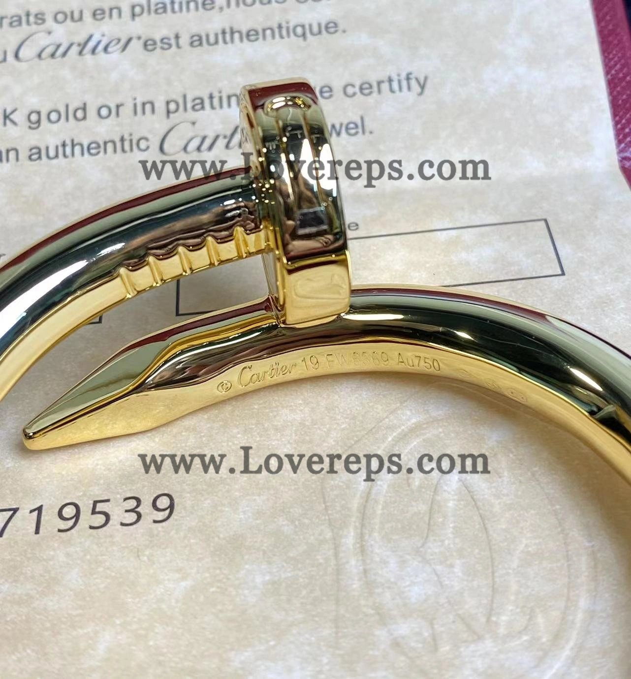 Cartier Juste un Clou Bracelet Extra-large Model Yellow Gold