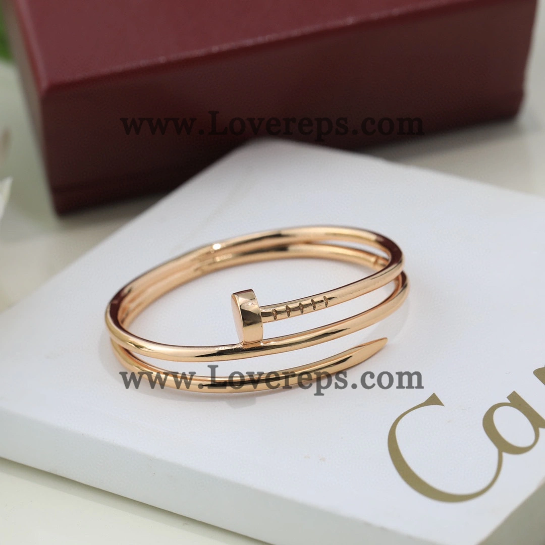 Cartier Juste un Clou Double Bracelet Yellow Gold Rose Gold White Gold