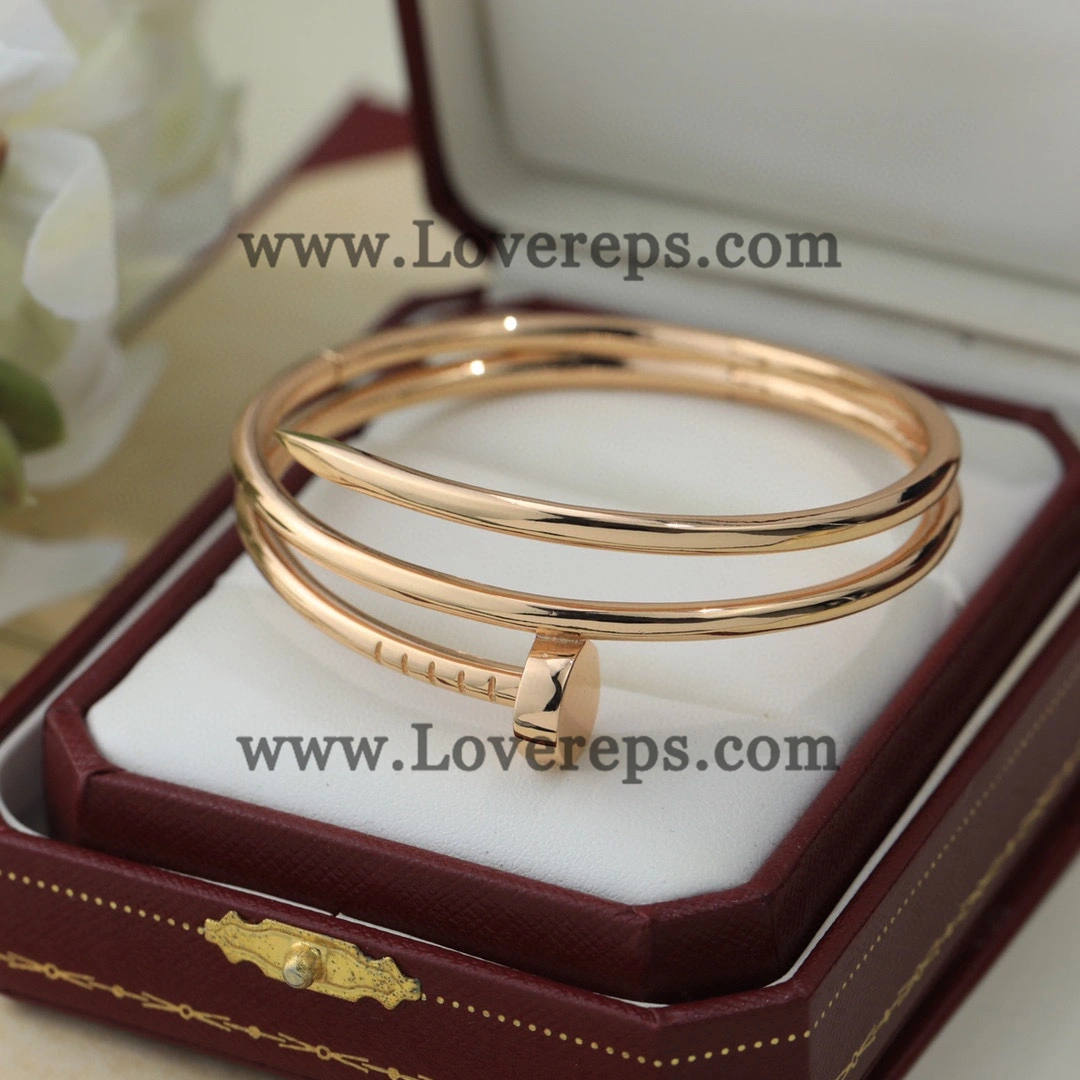 Cartier Juste un Clou Double Bracelet Yellow Gold Rose Gold White Gold