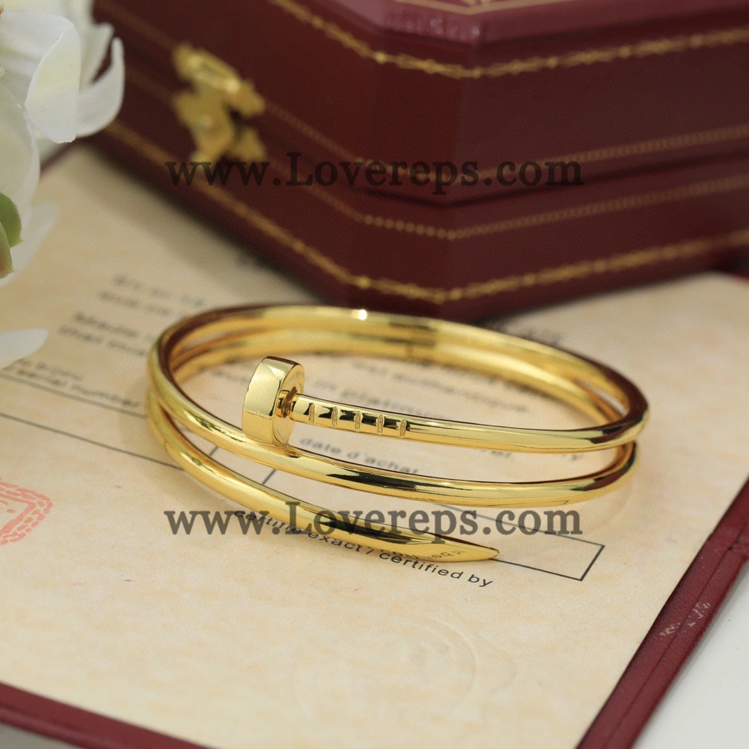 Cartier Juste un Clou Double Bracelet Yellow Gold Rose Gold White Gold