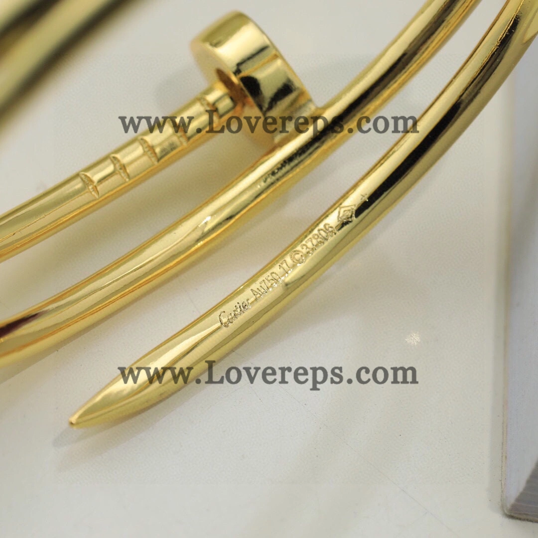 Cartier Juste un Clou Double Bracelet Yellow Gold Rose Gold White Gold