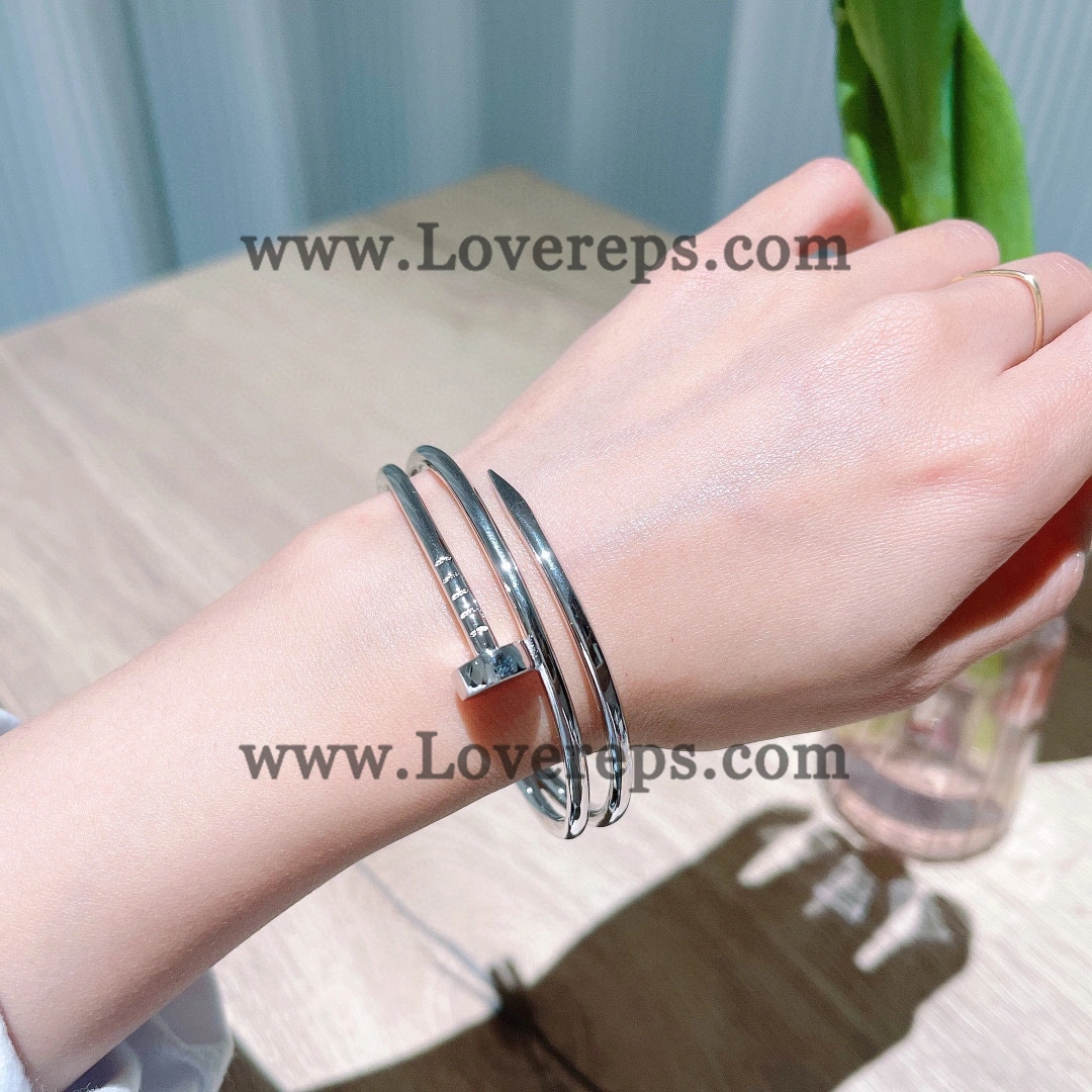 Cartier Juste un Clou Double Bracelet Yellow Gold Rose Gold White Gold