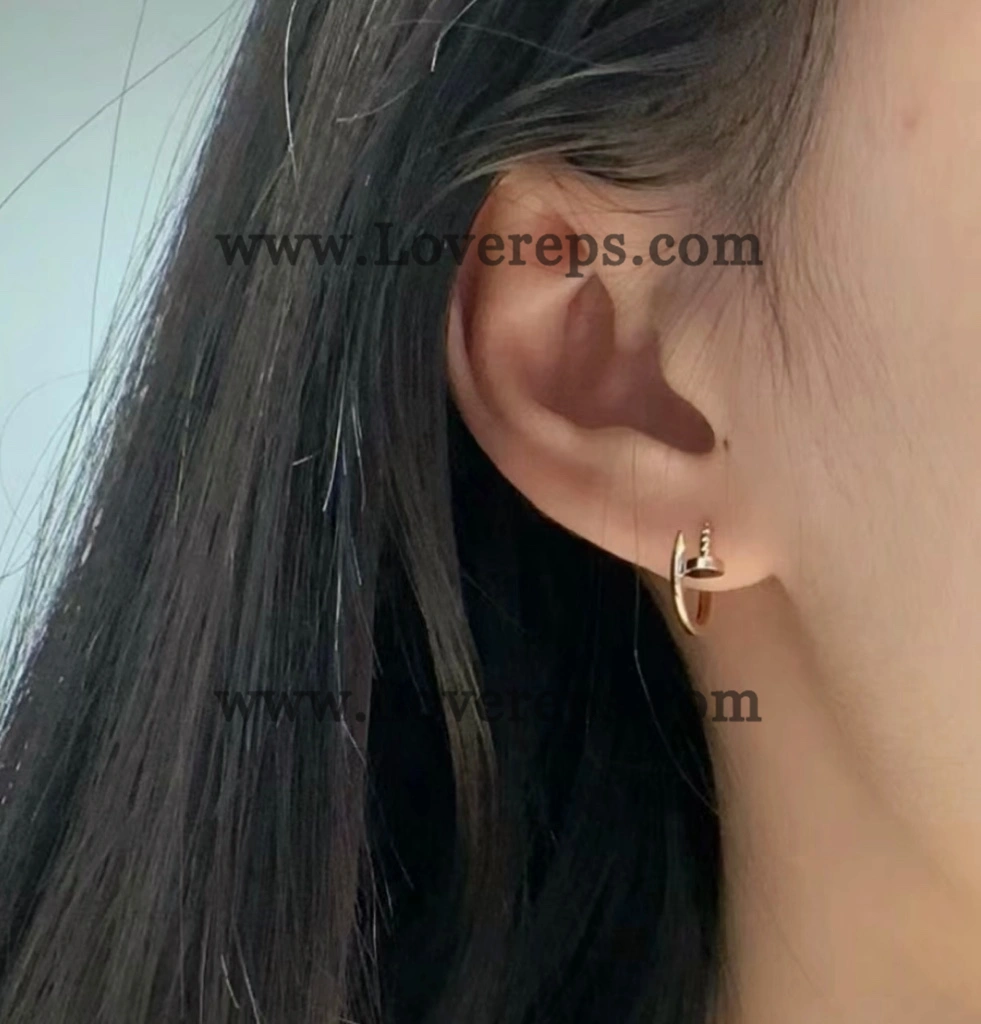 Cartier Juste un Clou Hoop Earrings Mini Model Yellow Gold Rose Gold White Gold