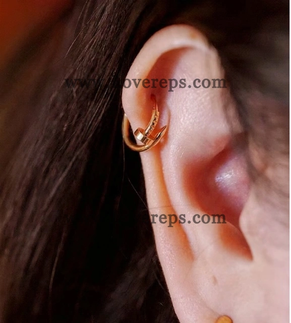 Cartier Juste un Clou Hoop Earrings Mini Model Yellow Gold Rose Gold White Gold