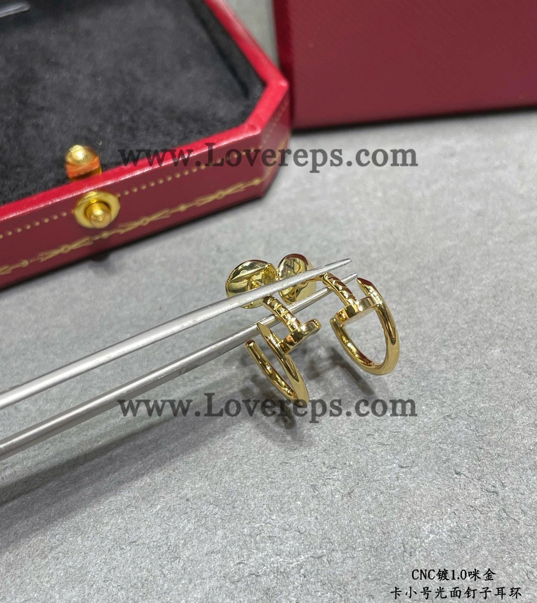 Cartier Juste un Clou Hoop Earrings Small Model Yellow Gold Rose Gold White Gold