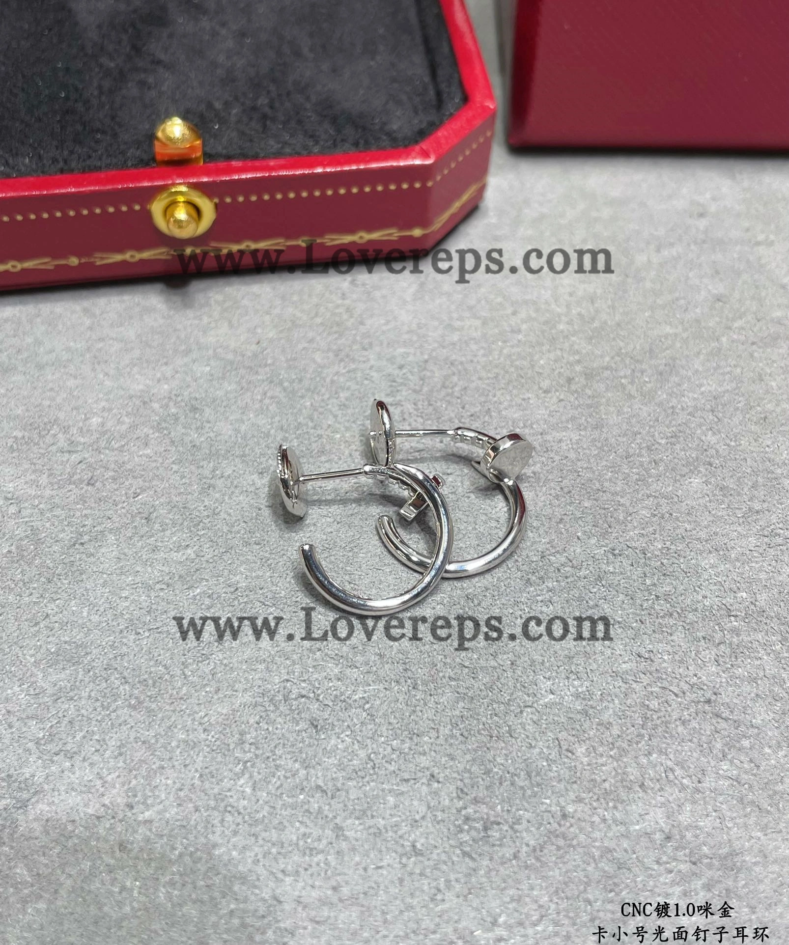 Cartier Juste un Clou Hoop Earrings Small Model Yellow Gold Rose Gold White Gold