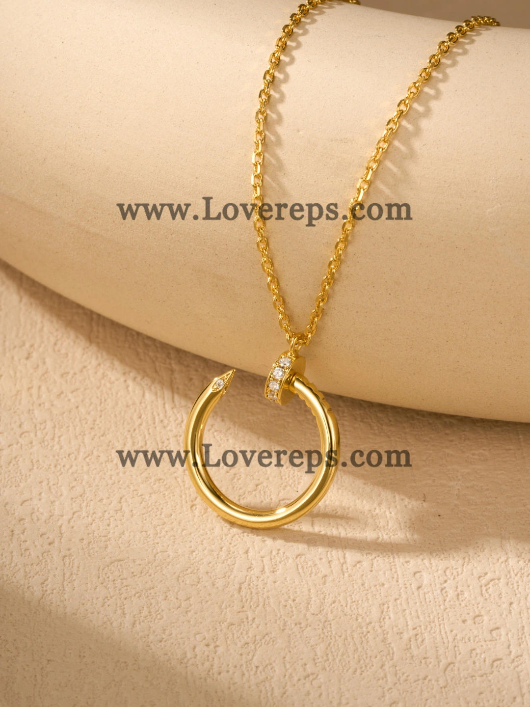 Cartier Juste un Clou Pendant with Diamonds Yellow Gold Rose Gold White Gold