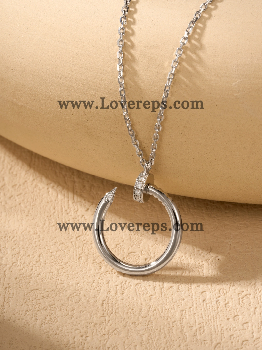 Cartier Juste un Clou Pendant with Diamonds Yellow Gold Rose Gold White Gold