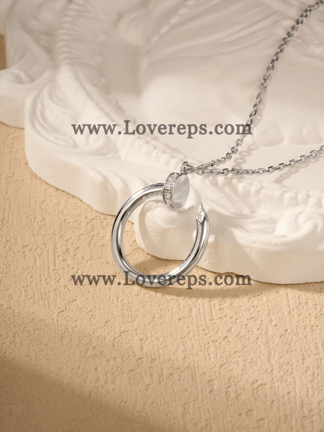 Cartier Juste un Clou Pendant with Diamonds Yellow Gold Rose Gold White Gold