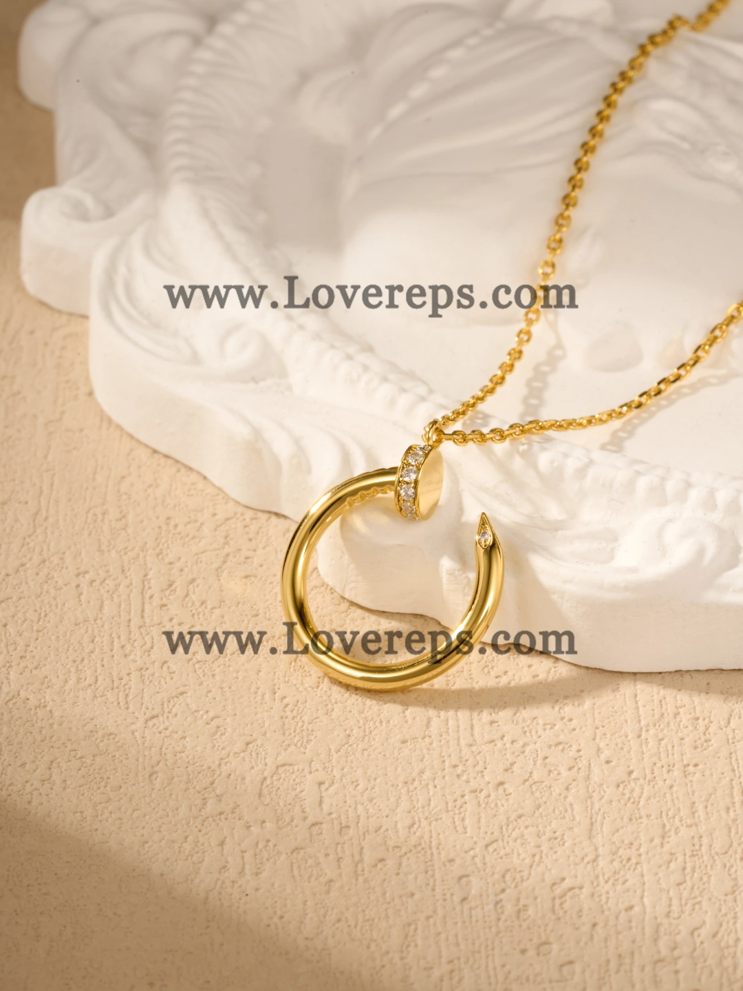 Cartier Juste un Clou Pendant with Diamonds Yellow Gold Rose Gold White Gold