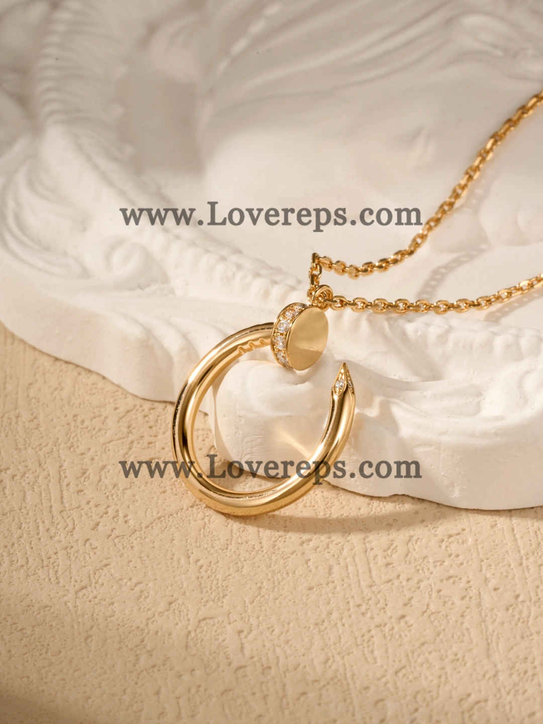 Cartier Juste un Clou Pendant with Diamonds Yellow Gold Rose Gold White Gold