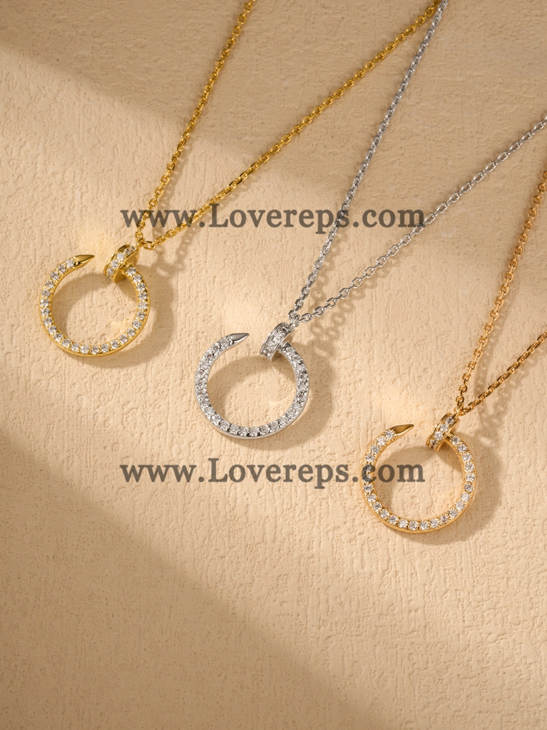 Cartier Juste un Clou Pendant with Pave Diamonds Yellow Gold Rose Gold White Gold