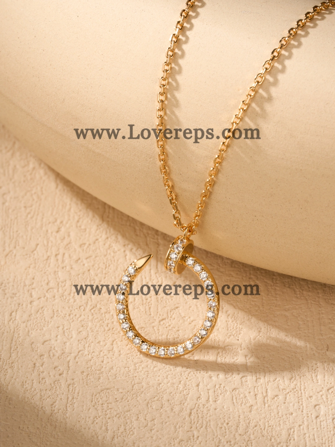 Cartier Juste un Clou Pendant with Pave Diamonds Yellow Gold Rose Gold White Gold