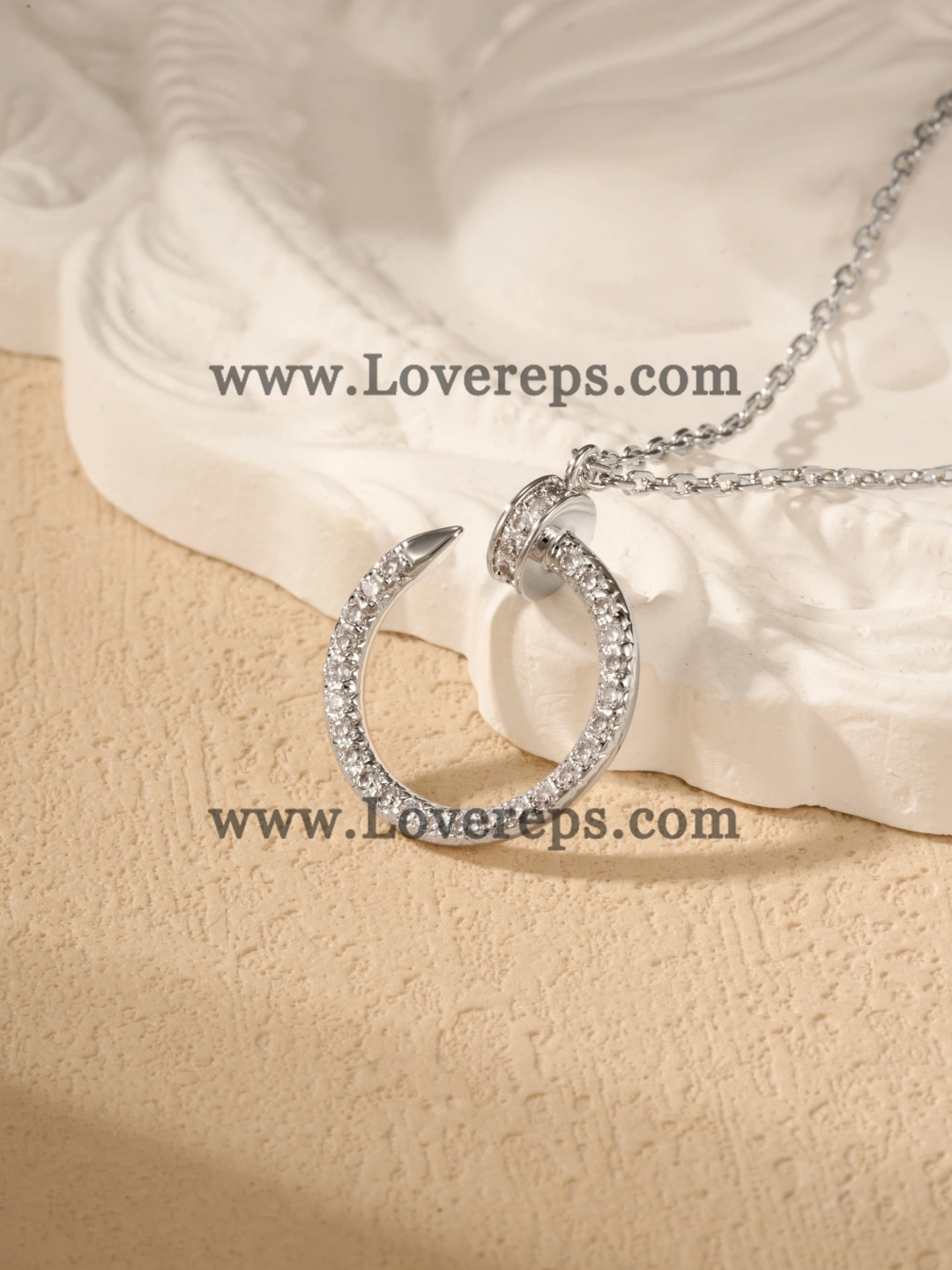 Cartier Juste un Clou Pendant with Pave Diamonds Yellow Gold Rose Gold White Gold