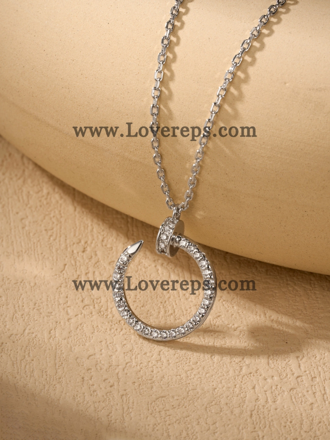 Cartier Juste un Clou Pendant with Pave Diamonds Yellow Gold Rose Gold White Gold