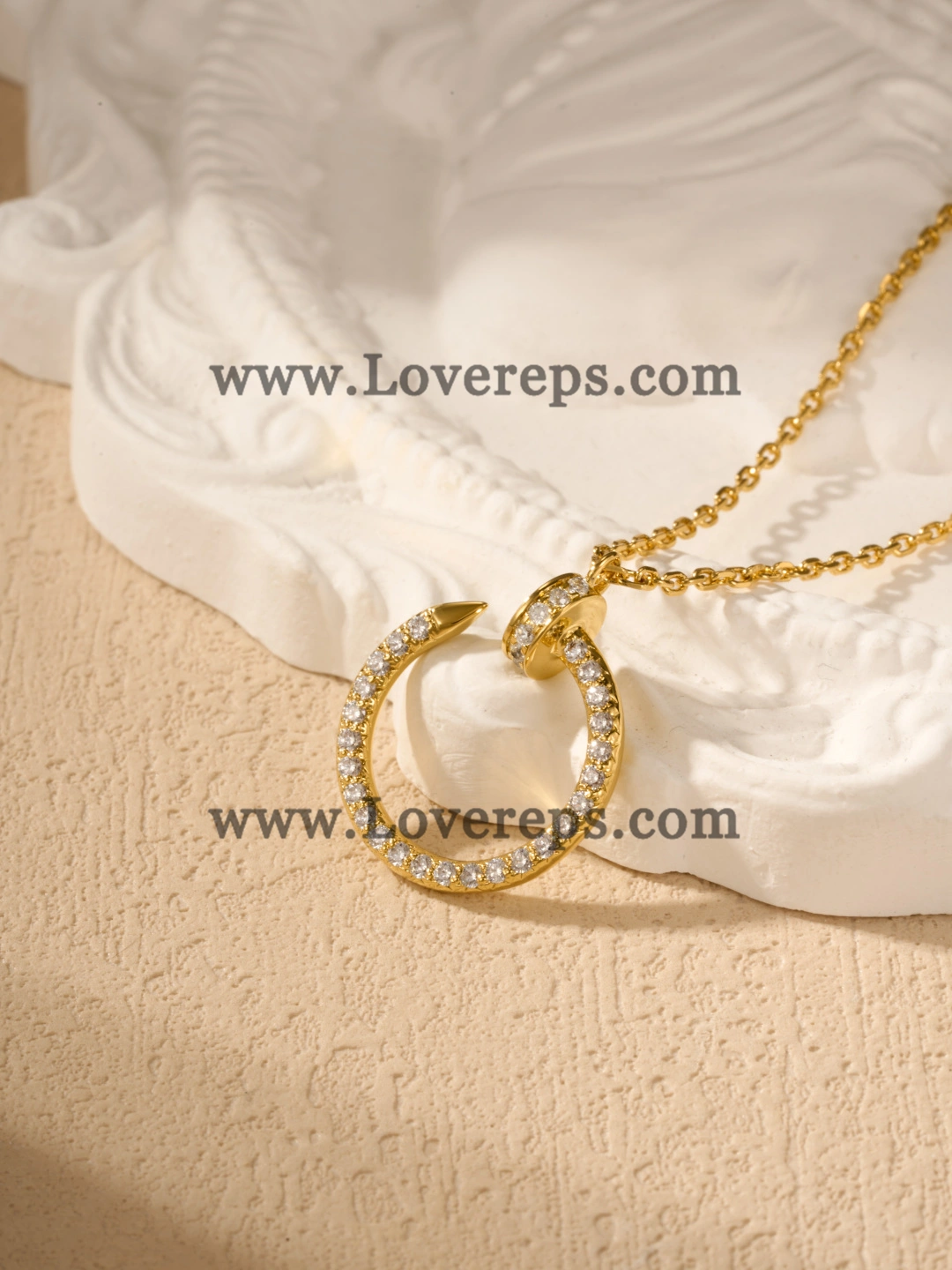 Cartier Juste un Clou Pendant with Pave Diamonds Yellow Gold Rose Gold White Gold