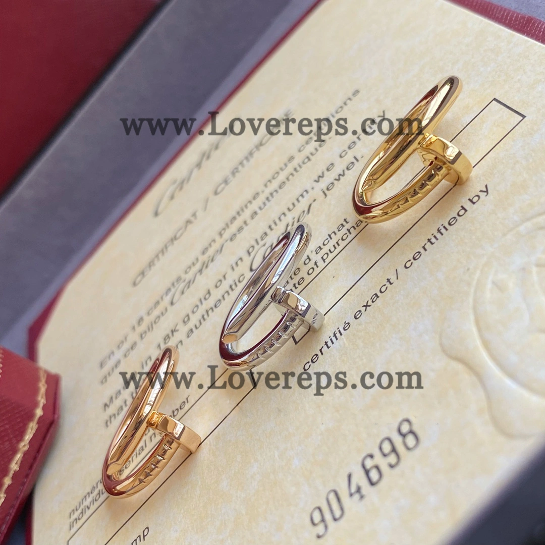 Cartier Juste un Clou Ring Classic Model Yellow Gold Rose Gold White Gold
