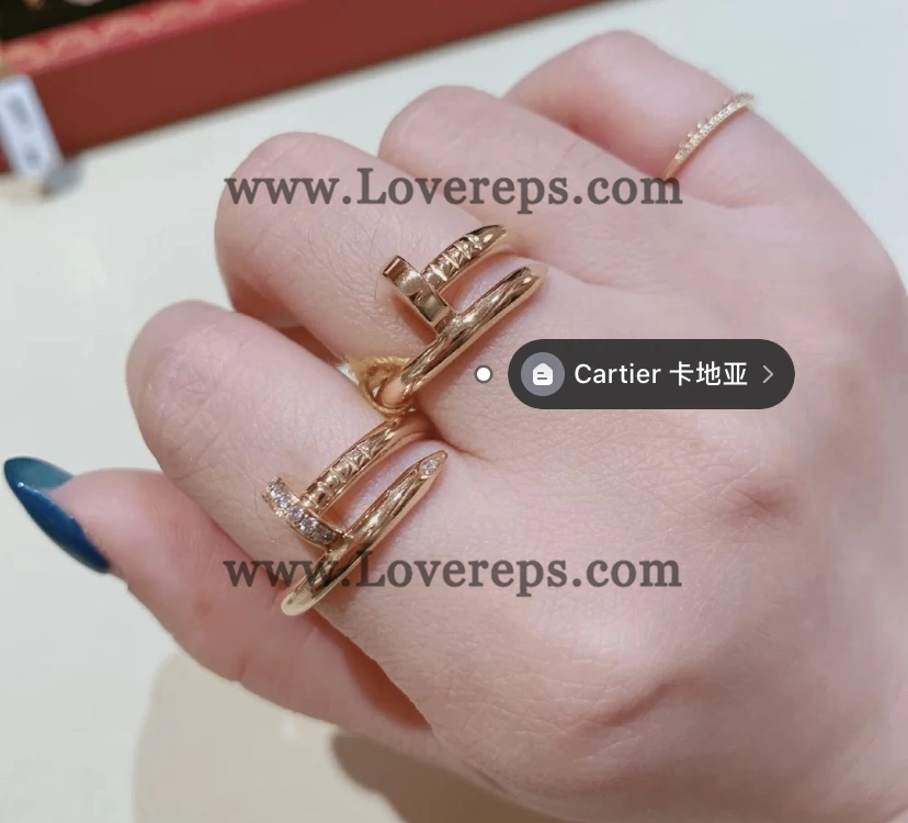 Cartier Juste un Clou Ring Classic Model Yellow Gold Rose Gold White Gold